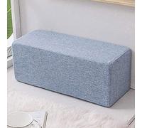 XWanitd Cojín de sofá con soporte de brazo, almohada rectangular gruesa para reposabrazos de sofá, cojín largo para cabeceros, lavable (15 x 15 x 40 cm, azul)
