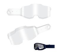 XwaYexa Paquete de 30 gafas estándar para 100% Armega, Strata 2/Racecraft 2/Accuri 2, gafas Tear-Offs compatibles con Dirt Bike y Motocross, protección de lente de visión clara