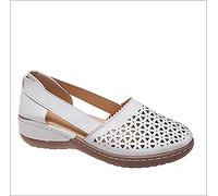 XWCG Sandalias Mujer Verano Cuña Sandalias Cerradas Cómodos Casual Zapatos de Playa Cómodas Sandalias de Cuña Vacaciones de Ocio Antideslizantes,Blanco,43