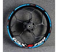 XWDPDNHHD calcomanías Ruedas Pegatina para Rueda De Motocicleta Modificada para Suzuki GSX-S750, Calcomanía Reflectante para Llantas, Tira De Borde De Rueda De Color(Color 7)