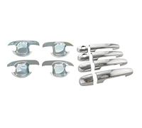 XWDPDNHHD Cubierta Protectora Cromada Para Manija De Puerta, Portavasos Y Tapa De Puerta Para Toyota Para Corolla AE120 AE130 (2001-2007). Manijas Cubierta Pegatinas