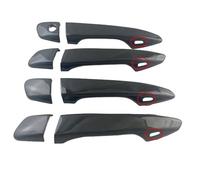 XWDPDNHHD Cubierta Protectora Para Manijas Exteriores De Puertas Delanteras Y Traseras Para Lexus RX350 RX270 RX450h IS200t IS250 IS300 2010-2025 Manijas Cubierta Pegatinas(Negro 1,Tipo 3)