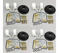 XWDPDNHHD Kit De Reparación Y Reconstrucción De Carburador De Motocicleta para K&awasaki Zephyr ZR750H ZR-7 ZR-7S ZR750 ZR 750 Flotador De Diafragma De Vacío Kit de Reparación del Carburador(Color 1)