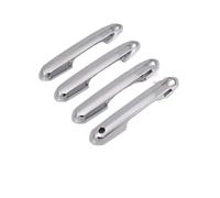 XWDPDNHHD Moldura Adhesiva Para Manijas Exteriores De Puertas Delanteras Y Traseras Con 2 Botones Inteligentes Para Toyota Para Highlander 2020-2025 Manijas Cubierta Pegatinas(Plata)