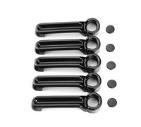 XWDPDNHHD Protector De Manija De Puerta Para Jeep Para Wrangler JK JKU 2007-2018 Para Liberty 2008-2012. Cubiertas Y Molduras Para Manijas De Puertas Manijas Cubierta Pegatinas(Negro 1)
