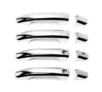 XWDPDNHHD Repuestos Para La Cubierta De Manija Exterior Puerta Para GMC Para Hummer EV 2024 Del Embellecedor(Plata,2 agujeros inteligentes)