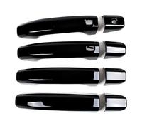 XWDPDNHHD Repuestos Para La Cubierta De Manija Exterior Puerta Para GMC Para Hummer EV 2024 Del Embellecedor(Negro,2 agujeros inteligentes)