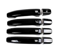 XWDPDNHHD Repuestos Para La Cubierta De Manija Exterior Puerta Para GMC Para Hummer EV 2024 Del Embellecedor(Negro,4 agujeros inteligentes)