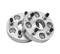 XWDPDNHHD Separadores De Ruedas Para Ford Para B-Max Para Ecosport Para Focus Para Sierra Espaciador De Ruedas Forjadas Hubcentric 4x108 63.4 Mm Separadores Ruedas(Silver 2PCS,30mm)