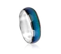 Xweptuy Anillo mágico de sentimiento de emoción, anillo de aleación cambiable de Color de humor, joyería de dedo que cambia de Color para hombres y mujeres