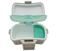 Xweptuy Cubo para Cebo Vivo Cubo para Cebo Aislado de Doble Capa Caja de señuelos de Pesca ventilada con Tapa y Cerradura Caja de Pesca portátil de ABS para entusiastas