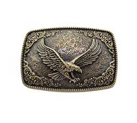 Xwest Hebilla de cinturón American Eagle Belt Buckle USA Flag