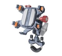 XWHYLL navegación para Motocicleta Soporte para Teléfono Motocicleta Aleación 2025 con Absorción Impactos para Navegación Soporte para GPS de teléfono(Gray C)