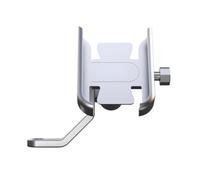 XWHYLL navegación para Motocicleta Soporte Teléfono Móvil Navegador GPS Espejo Retrovisor Manillar para Forza 125 250 300 350 750 Soporte para GPS de teléfono(Silver2)