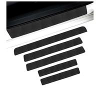 XWIXZ 4 Piezas Protección del umbral de la Puerta, para VW Tiguan 2014 2015 2016 Umbral De Puertas De Automóviles Pegatinas De ProteccióN De Pedal Bienvenidos Pedal