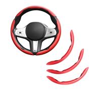 XWIXZ Auto segmentato Coprivolante, per Suzuki Vitara 2016-2023 Accessori per Volante segmentati antiscivolo traspiranti e resistenti,A