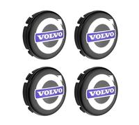 XWMRBD 4 Piezas Tapas Centrales Tapacubos de Coche para Volvo S40 S60 S80 S90 XC40 XC60 XC90 C30 C70 V40 V60 V90 64mm - ABS Tapas para Llantas - Cubierta Centro Rueda Emblema Logotipo Prueba Polvo