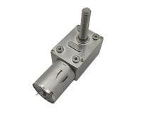 XWMSCLAK Motor Reductor de Engranajes JGY-370 de 6 V y 12 V con turbina autoblocante, Eje roscado M8 de 33 mm de Longitud, Motor Reversible Personalizado.(Package J,24V 18rpm)