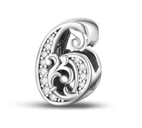 XWN Charms Abalorios Colgante para mujer, plata de ley 925, compatible con pulseras y collares Pandora, compatible con pulseras europeas para mujeres y niñas