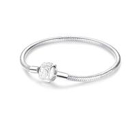 XWN Joyería Pulsera de Mujer plata 925 Compatible con Charms Abalorios, Serpiente Pulsera Compatible con Pandora Abalorios