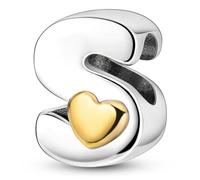 XWN Letra Charms Abalorios A-Z Alfabeto Colgante para mujer, plata de ley 925, compatible con pulseras y collares Pandora, compatible con pulseras europeas para mujeres y niñas