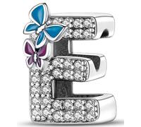 XWN Letra Charms Abalorios A-Z Alfabeto Colgante para mujer, plata de ley 925, compatible con pulseras y collares Pandora, compatible con pulseras europeas para mujeres y niñas