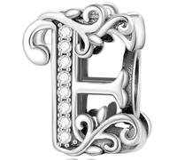 XWN Letra Charms Abalorios A-Z Alfabeto Colgante para mujer, plata de ley 925, compatible con pulseras y collares Pandora, compatible con pulseras europeas para mujeres y niñas