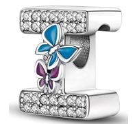 XWN Letra Charms Abalorios A-Z Alfabeto Colgante para mujer, plata de ley 925, compatible con pulseras y collares Pandora, compatible con pulseras europeas para mujeres y niñas