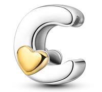 XWN Letra Charms Abalorios A-Z Alfabeto Colgante para mujer, plata de ley 925, compatible con pulseras y collares Pandora, compatible con pulseras europeas para mujeres y niñas