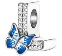 XWN Letra Charms Abalorios A-Z Alfabeto Colgante para mujer, plata de ley 925, compatible con pulseras y collares Pandora, compatible con pulseras europeas para mujeres y niñas