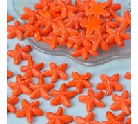 XWNXQ 10-100 Cuentas Sueltas de cerámica de Estrellas de mar de Colores de 17 mm, Bonitas Cuentas espaciadoras de cerámica de Estrellas de mar, para Hacer Pulseras, Collares, Pendientes y Cadenas