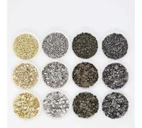 XWNXQ 100-1000 Botones Redondos para muñecas en Miniatura de 3-5 mm, Botones de Metal en Miniatura, Botones de Costura Vintage de 2 Agujeros, Botones de decoración de Ropa de muñecas