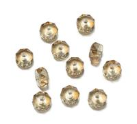 XWNXQ 100 Cuentas de Cristal facetadas de 4,5 x 7,5 mm, espaciadoras para enhebrar, Accesorios para Pulseras, Collares, Pendientes y llaveros