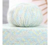 XWNXQ 12/16/20/24 Rollos, 50 g de Hilo de Mohair Suave, Hilo de Mezcla de Mohair, para Tejer a Mano y a Ganchillo Gorros, Bufandas, Suéteres y Manualidades