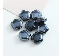 XWNXQ 20/30/50 Cuentas de Porcelana de 15 x 14 mm con Forma de Flor de Colores, Cuentas Sueltas de cerámica esmaltada, para Pulseras, Collares y llaveros Tejidos a Mano