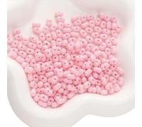 XWNXQ 200 Cuentas acrílicas de 8 x 5 mm, Mini Cuentas Coloridas con Forma de Cacahuete para Hacer Pulseras, Collares, llaveros y Joyas Hechas a Mano