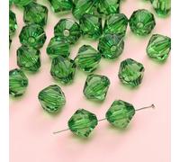 XWNXQ 200 Cuentas de Cristal facetadas de 10 mm, Cuentas espaciadoras de Cristal Transparente de Colores, para Hacer Pulseras, Collares y llaveros, joyería Hecha a Mano