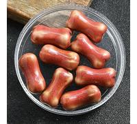 XWNXQ 30 Cuentas de cerámica con Forma de Hueso de 18 x 9 mm con Agujero Recto, Cuentas espaciadoras de cerámica Coloridas y de Formas Especiales, para Hacer Pulseras con Colgantes de Cuentas DIY