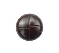 XWNXQ 5 Botones de Cuero de Vaca Genuino de 15-25 mm, Botones de Cuero marrón Redondos, Botones de Cuero Tejidos a Mano, Botones Decorativos para Chaqueta de Traje, Abrigo de Lana y Chaqueta de Cuero