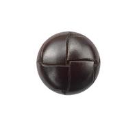 XWNXQ 5 Botones de Cuero de Vaca Genuino de 15-25 mm, Botones de Cuero marrón Redondos, Botones de Cuero Tejidos a Mano, Botones Decorativos para Chaqueta de Traje, Abrigo de Lana y Chaqueta de Cuero