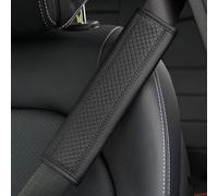XWSBUDE 2 Piezas Protectores Cinturon de Seguridad, para Audi A1 2010-2019 Almohadilla Cinturon Coche Extraíble Lavable Funda Cinturón Seguridad,E