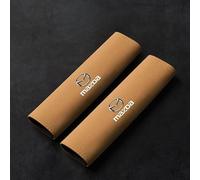 XWSBUDE 2 Piezas Protectores Cinturon de Seguridad, para Mazda CX-5 II SUV 2017-2024 Mazda CX-5 SUV 2012-2017 Almohadilla Cinturon Coche Extraíble Lavable Funda Cinturón Seguridad,E