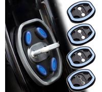 XWSBUDE 4 Piezas Cubierta de pestillo de Puerta de Coche, para Nissan Qashqai III (J12) 2021-2024 SUV Protector Cerradura Puerta Coche Almohadilla Protectora Puerta