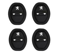 XWSBUDE 4 Piezas Cubierta de pestillo de Puerta de Coche, para Peugeot 407 Protector Cerradura Puerta Coche Almohadilla Protectora Puerta