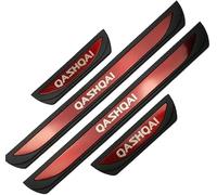 XWSFJNBD 4 Piezas Molduras de Umbral Puerta Coche Acero Inoxidable,para NIS-San Qashqai J10 J11 2016-2022 Pegatinas de Protector Decoración Estribos de Acero Inoxidable,C