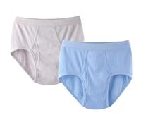 XWSM 2 Uds Ropa Interior For Personas Mayores Calzoncillos 100% Algodón Bragas Holgadas Ultrasuaves For Hombres Mayores Calzoncillos De Cintura Alta Transpirables (Color : A, Size : L/Large)