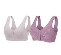 XWSM 2 Uds Sujetador De Mastectomía con Cierre Frontal For Mujer, Sujetador De Mastectomía con Bolsillos For Prótesis De Pecho, Lencería Superior (Color : B, Size : XXL/XX-Large)