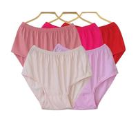XWSM 5 Uds Ropa Interior For Mujeres De Mediana Edad Bragas De Talla Grande Calzoncillos De Talle Alto De Algodón For Dormir En Casa Todos Los Días (Color : 5pcs, Size : XXL/XX-Large)