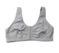 XWSM Sujetador De Bolsillo For Prótesis De Pecho Camisola De Algodón Postquirúrgica con Cierre Frontal Sujetador De Mastectomía Ropa Interior Fina, Top, Chaleco (Color : Gray, Size : 38/85(ABC))