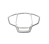 Xwthsch Decoración Coche Interior para Jeep para Compass 2017 2018 2019, Luces Lectura Delanteras cromadas para Coche, Cubierta Decorativa, embellecedor luz Lectura Interior Coche(Plata)